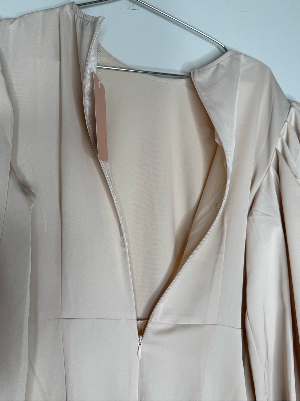 Duha Maxi Gown Size XS Length 56 Niswa Fashion Modest Cream New NWT - Picture 7 of 8